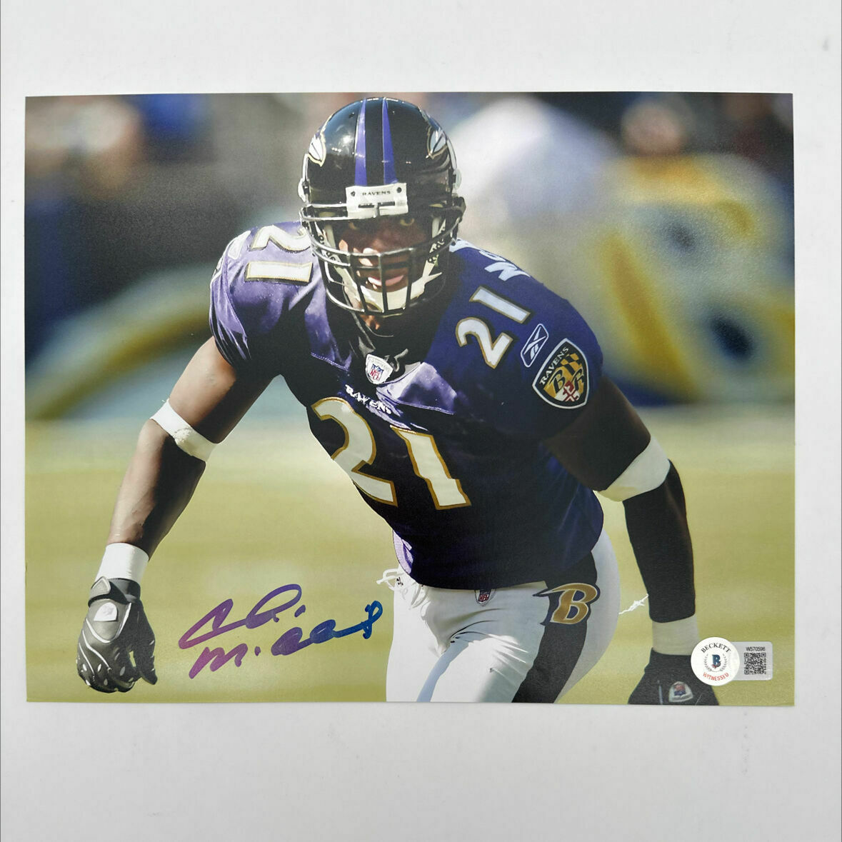 Chris Mcalister Signed 8x10 Stance