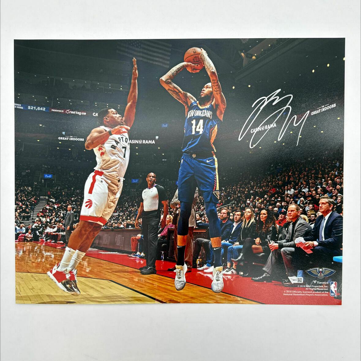 Ingram Signed 16x20 Shooting