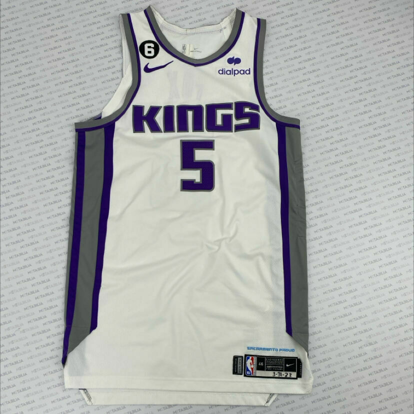 #5 De'Aaron Fox Game-Worn Jersey vs Portland