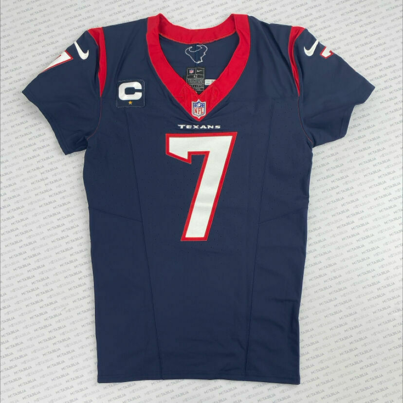 #7 CJ Stroud Team-Issued Navy Blue QB Jersey