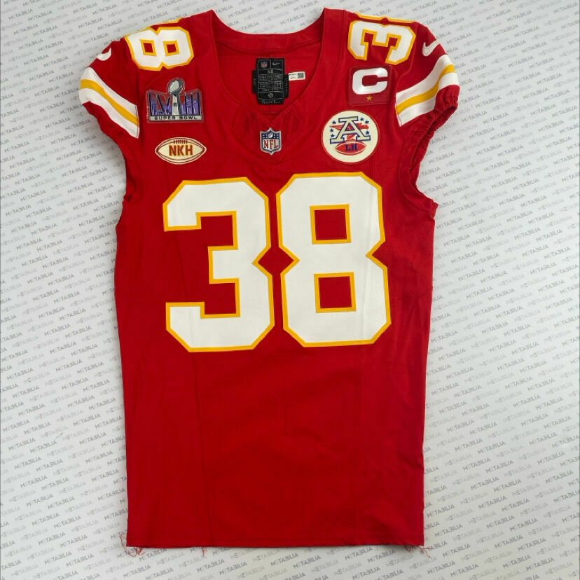 #38 L'Jarius Sneed SBLVIII Game-Issued Jersey vs 49ers