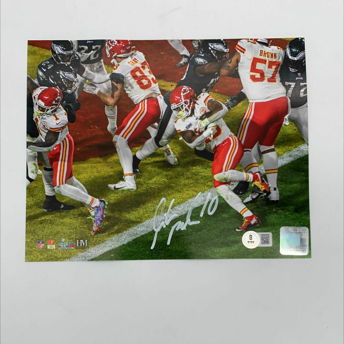 Pacheco Signed 8x10 SBLVII Touchdown