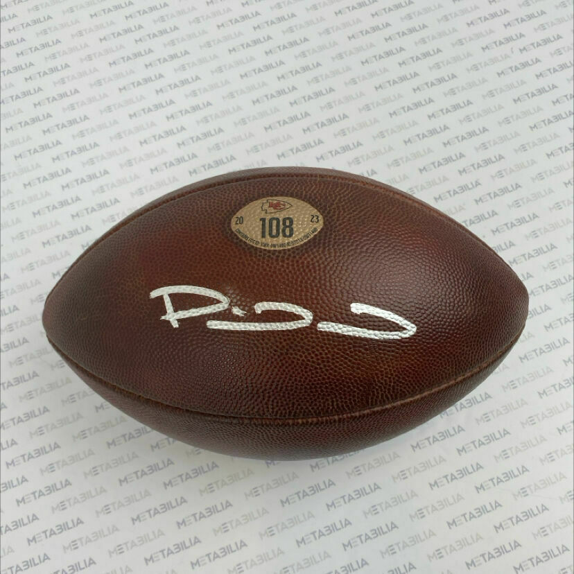 Mahomes Signed Game-Used Ball #108 vs PHI