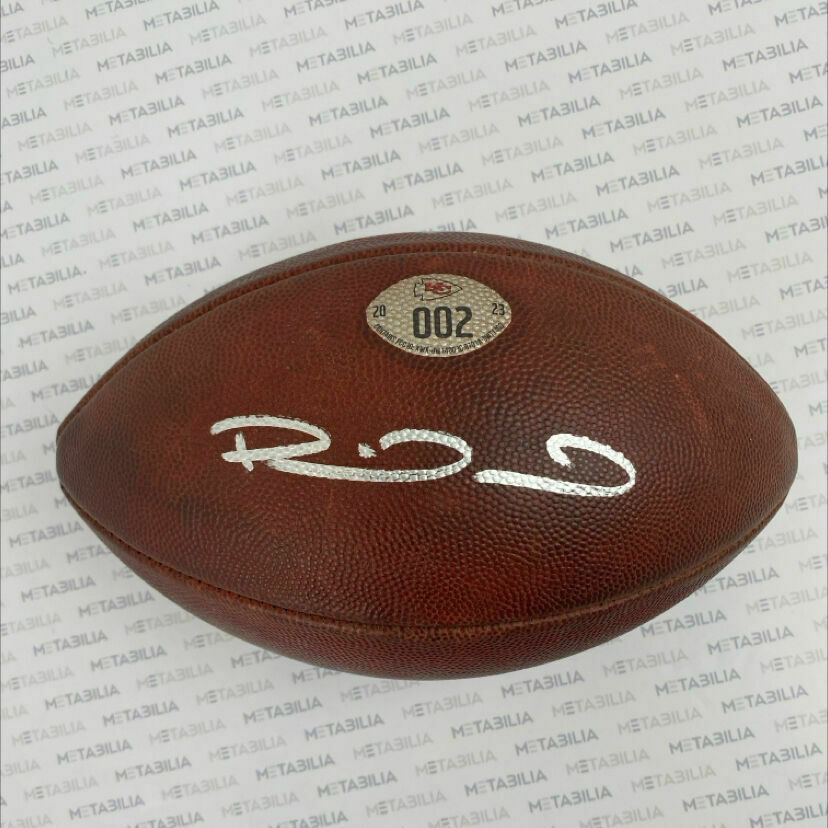 Mahomes Signed Game-Used Ball #002 vs LAC