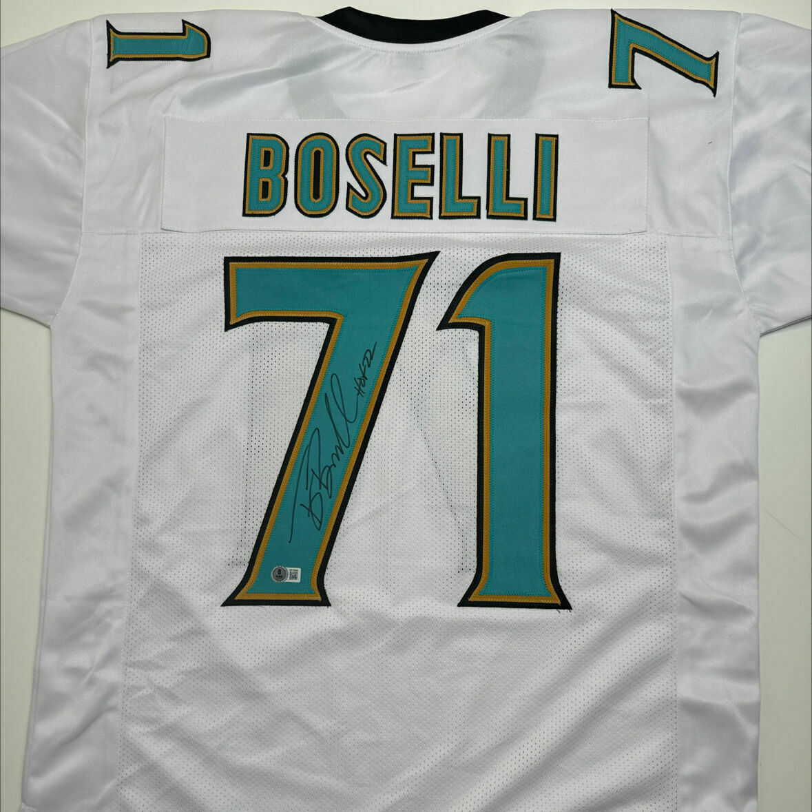 Boselli Signed White Custom Jersey