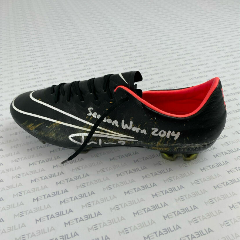 #9 Tucker Signed & Inscribed Game-Worn Single Left Cleat