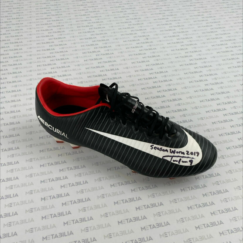 #9 Tucker Signed & Inscribed Game-Worn Single Right Cleat