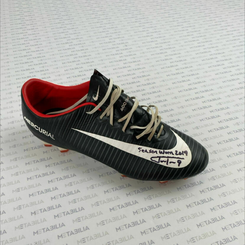 #9 Tucker Signed & Inscribed Game-Worn Single Right Cleat - #1