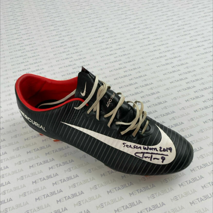 #9 Tucker Signed & Inscribed Game-Worn Single Right Cleat