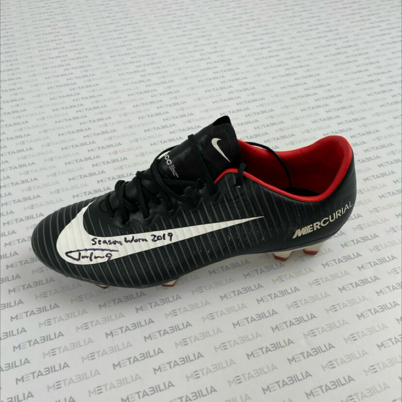 #9 Tucker Signed & Inscribed Game-Worn Single Left Cleat