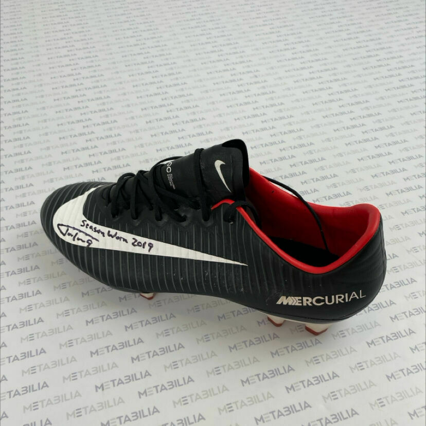 #9 Tucker Signed & Inscribed Game-Worn Single Left Cleat