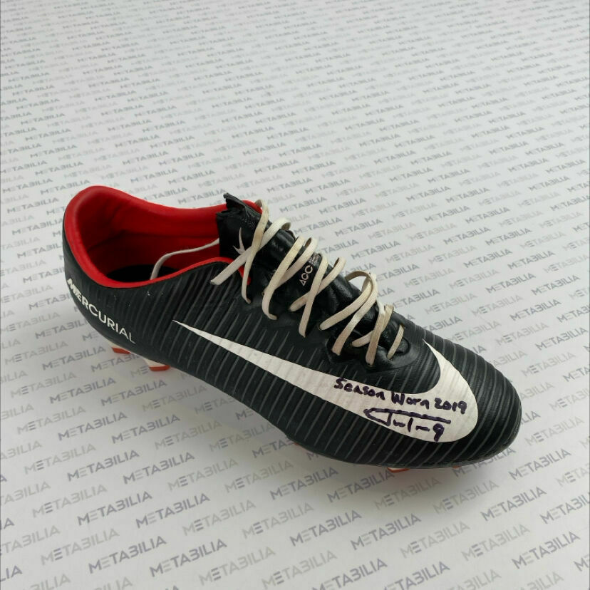 #9 Tucker Signed & Inscribed Game-Worn Single Right Cleat