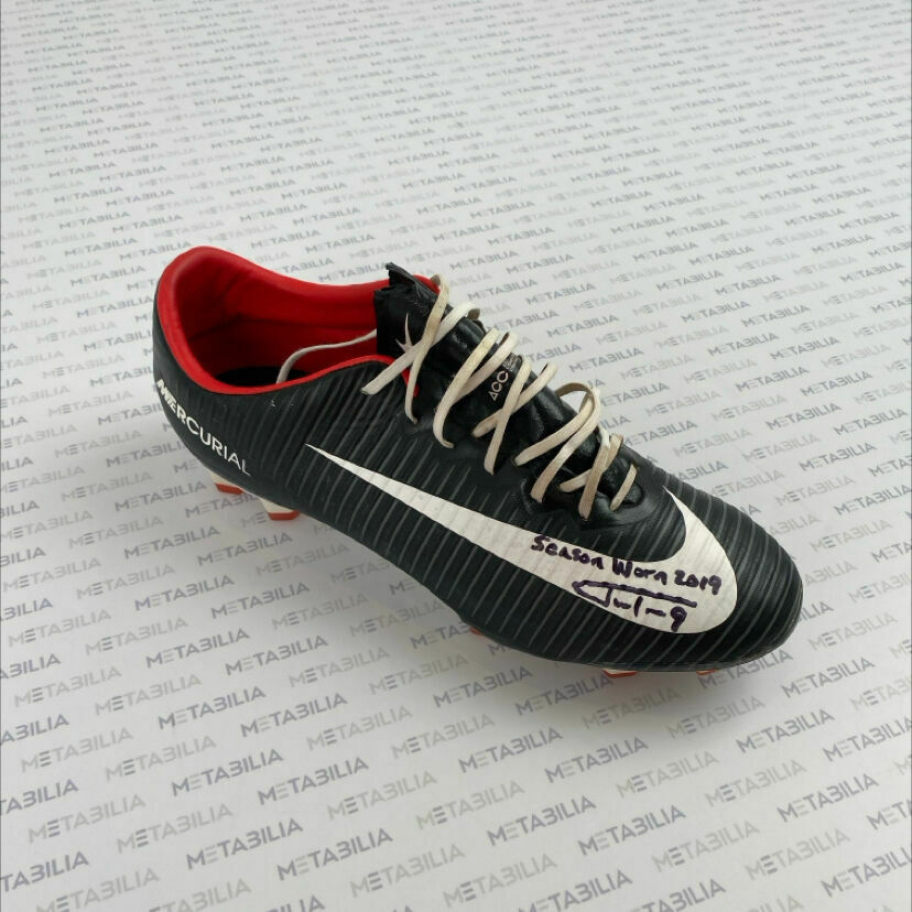 #9 Tucker Signed & Inscribed Game-Worn Single Right Cleat