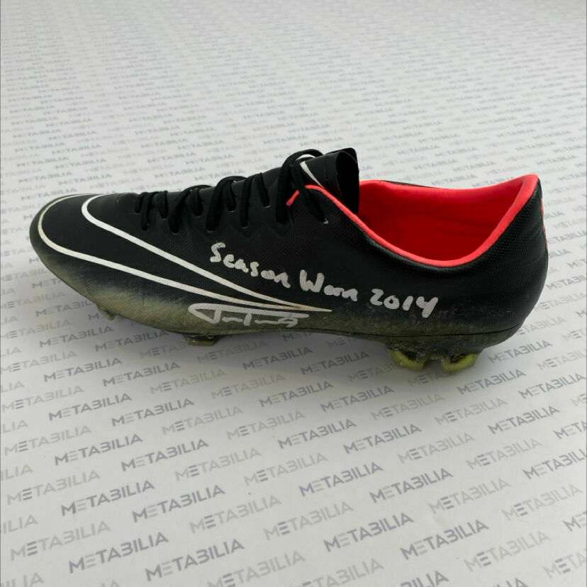 #9 Tucker Signed & Inscribed Game-Worn Single Left Cleat