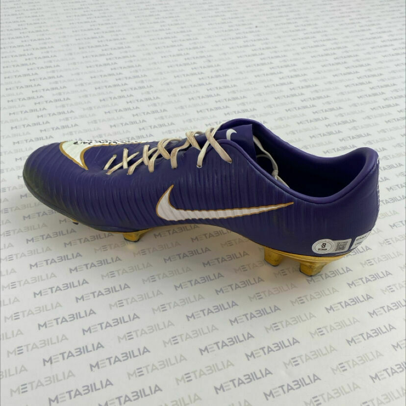 #9 Tucker Signed & Inscribed Game-Worn Single Right Cleat