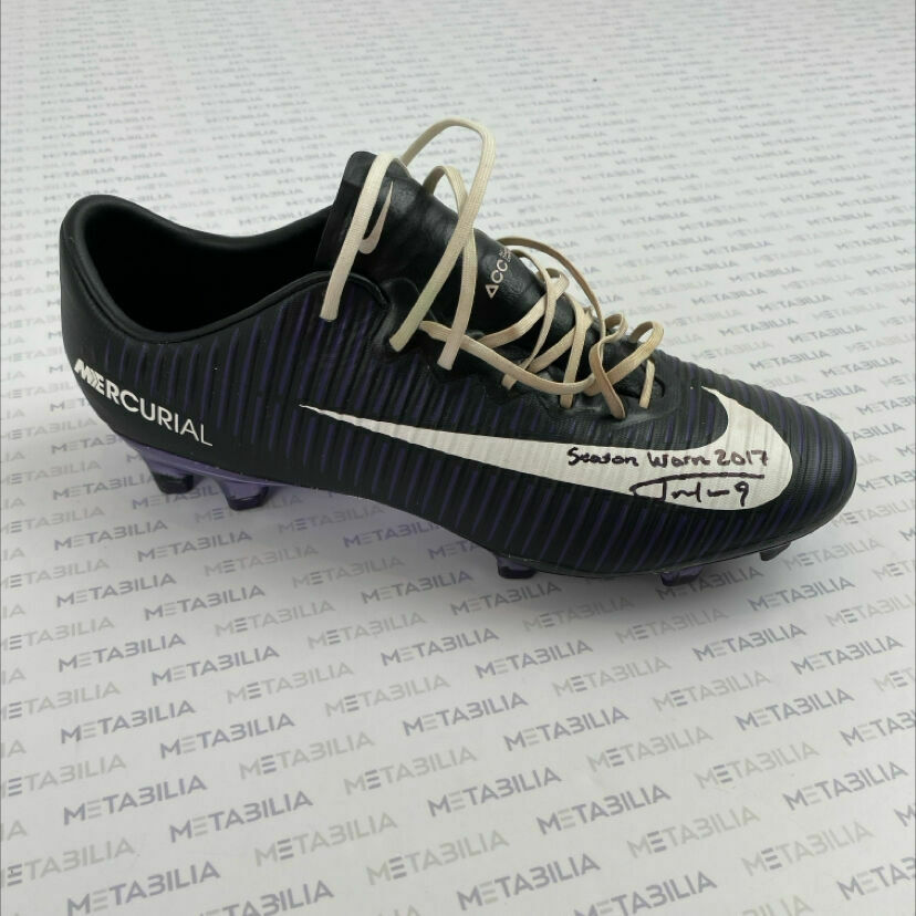 #9 Tucker Signed & Inscribed Game-Worn Single Right Cleat