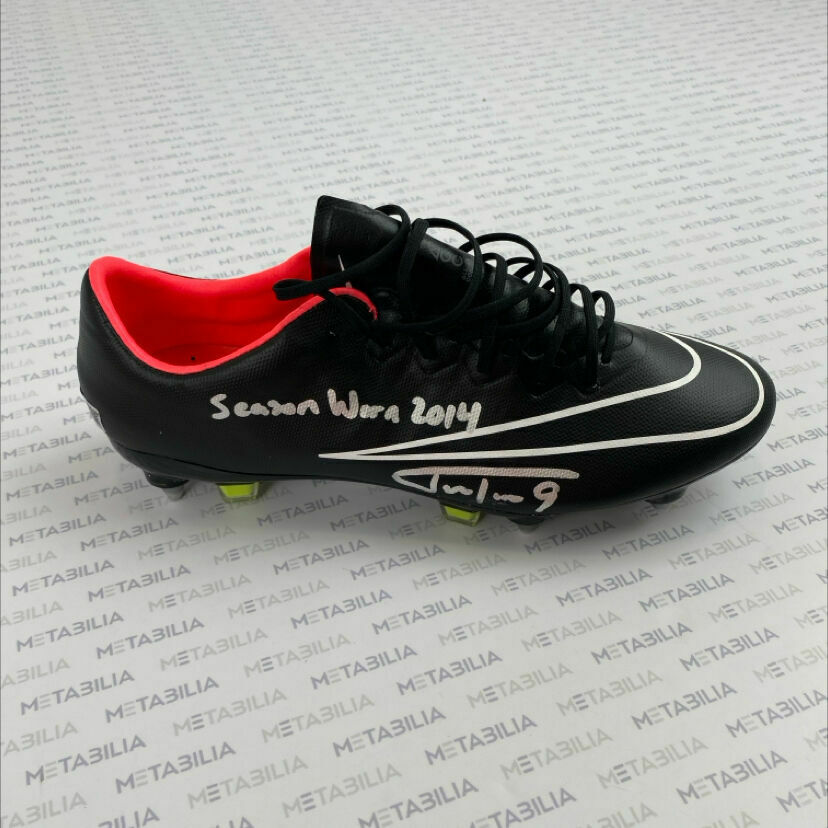 #9 Tucker Signed & Inscribed Game-Worn Single Right Cleat