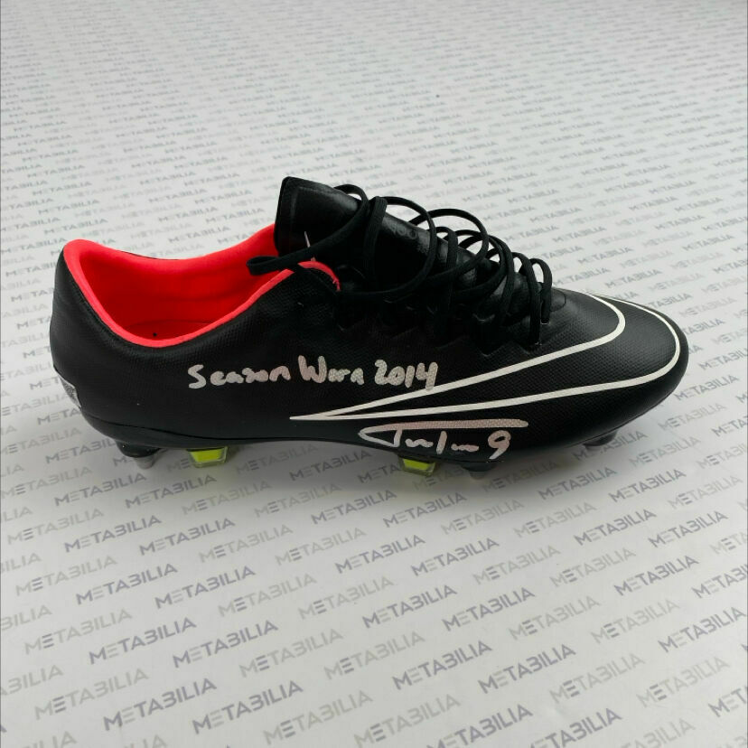 #9 Tucker Signed & Inscribed Game-Worn Single Right Cleat