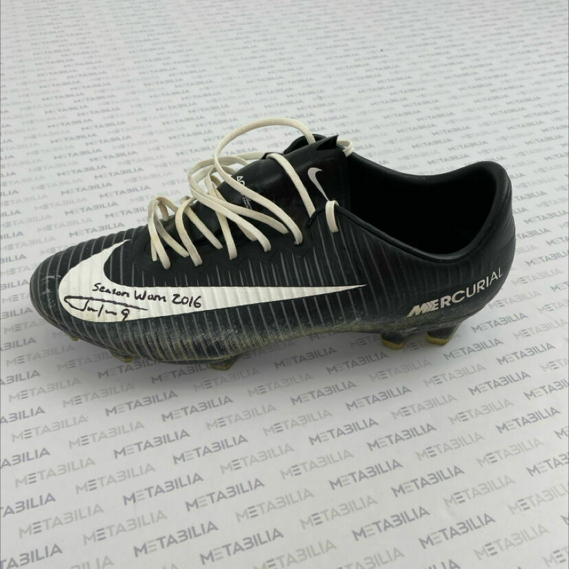 #9 Tucker Signed & Inscribed Game-Worn Single Left Cleat