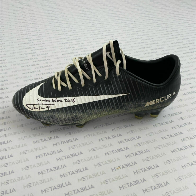 #9 Tucker Signed & Inscribed Game-Worn Single Left Cleat