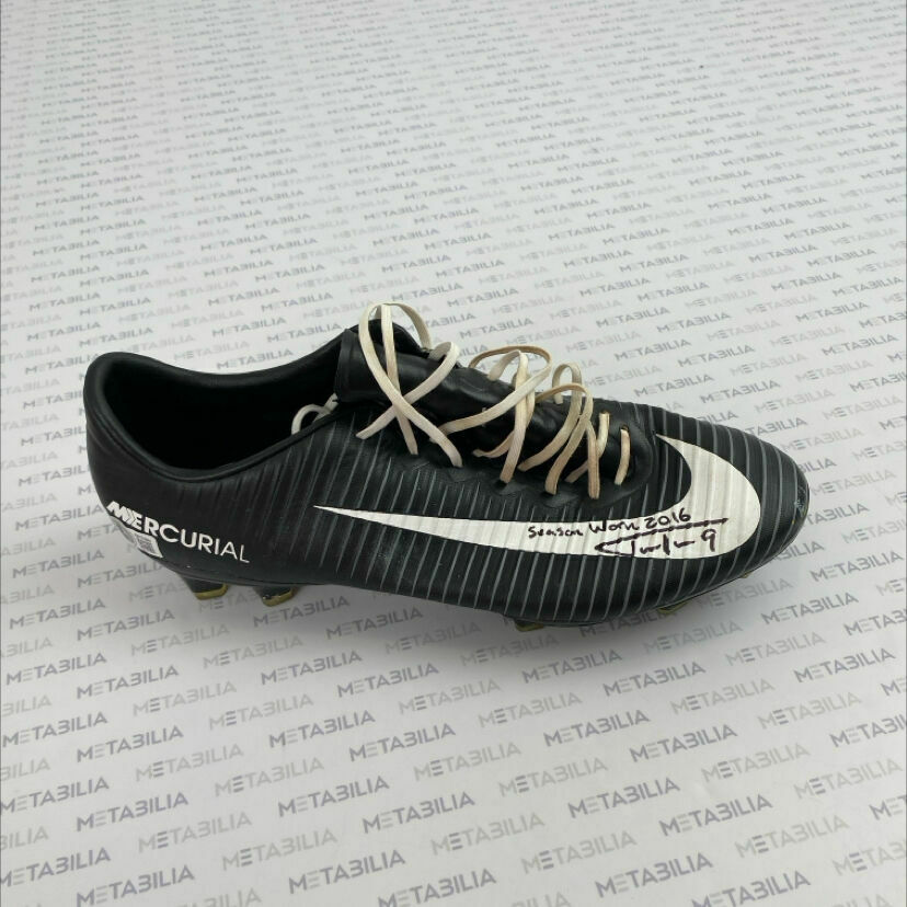 #9 Tucker Signed & Inscribed Game-Worn Single Right Cleat