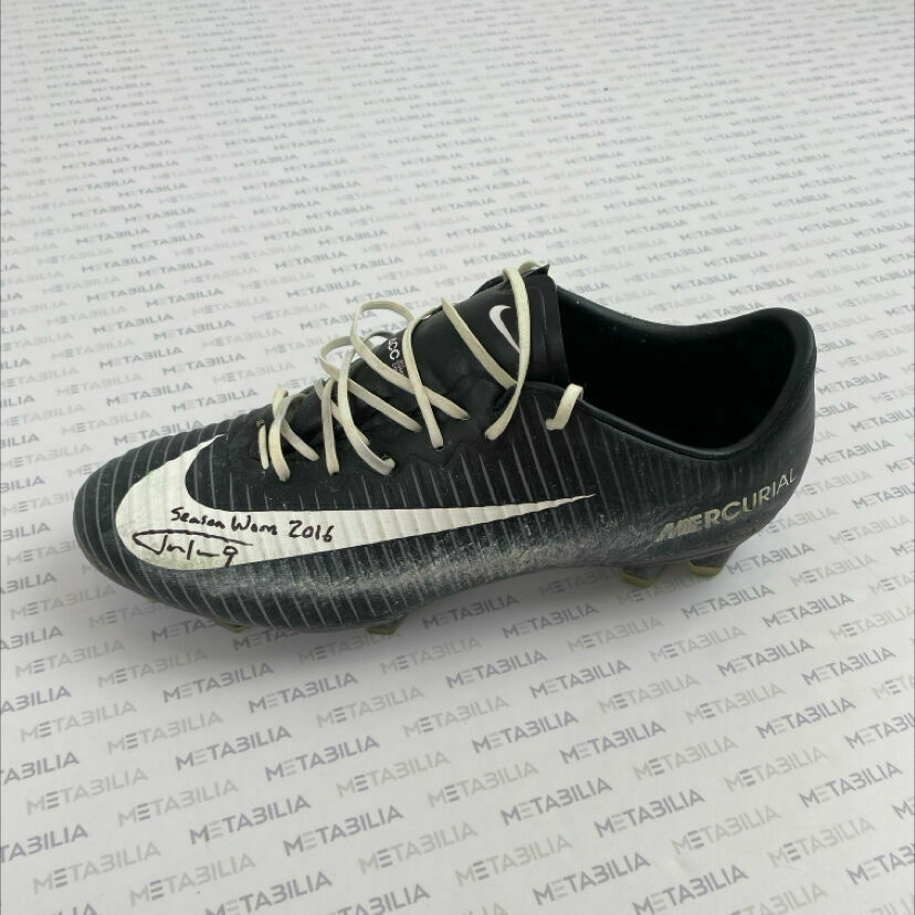 #9 Tucker Signed & Inscribed Game-Worn Single Left Cleat
