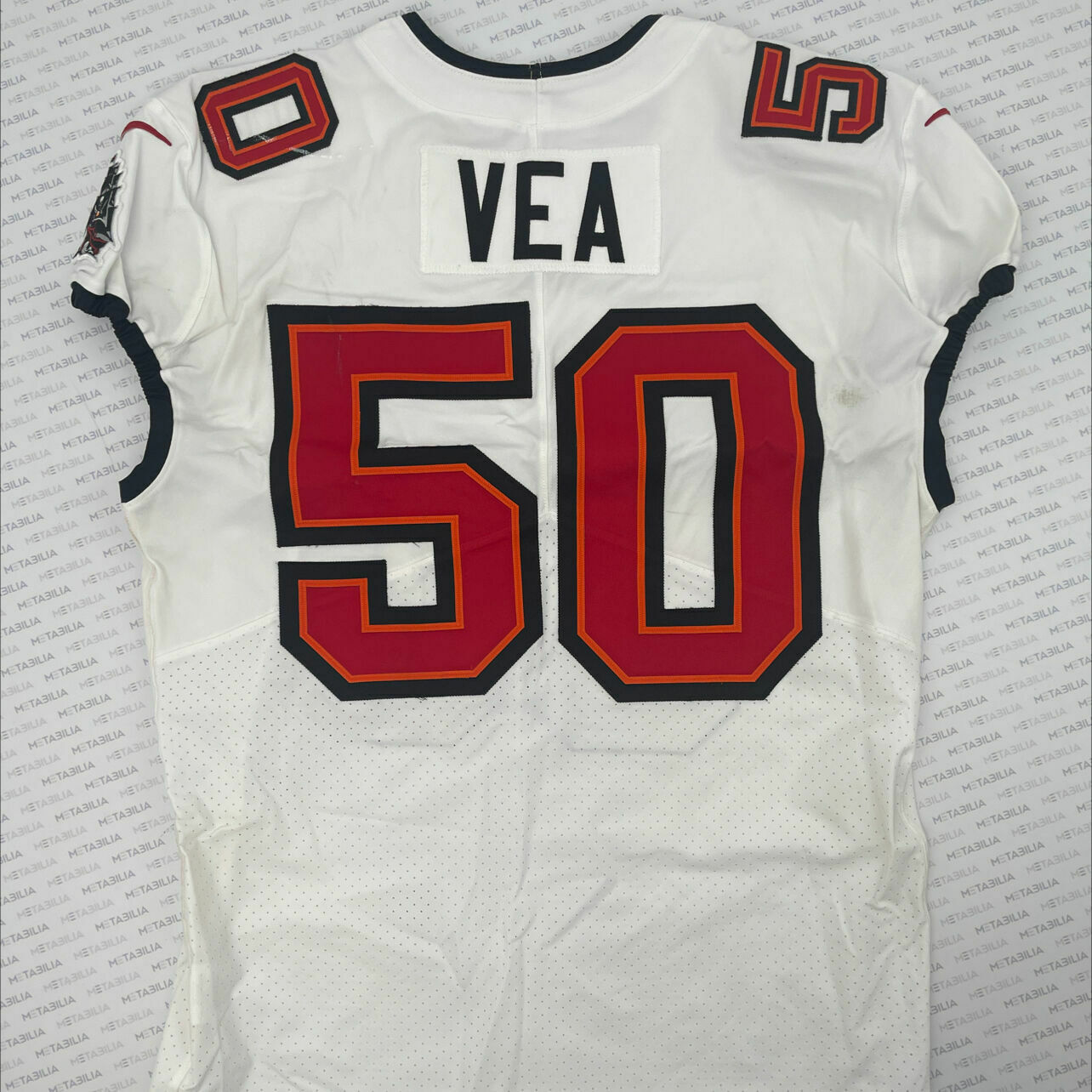 #50 Vita Vea PS3 Game Worn Jersey 8/23 vs Miami