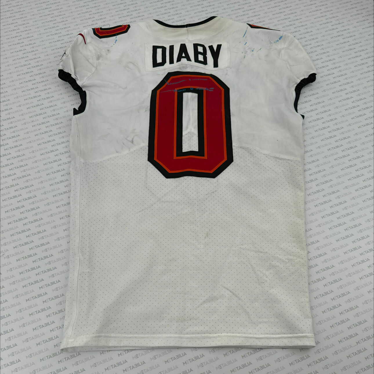 #0 Yaya Diaby Game Worn Jersey 9/15 vs Lions