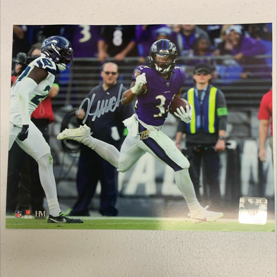 Mitchell Signed 8x10 Breakaway