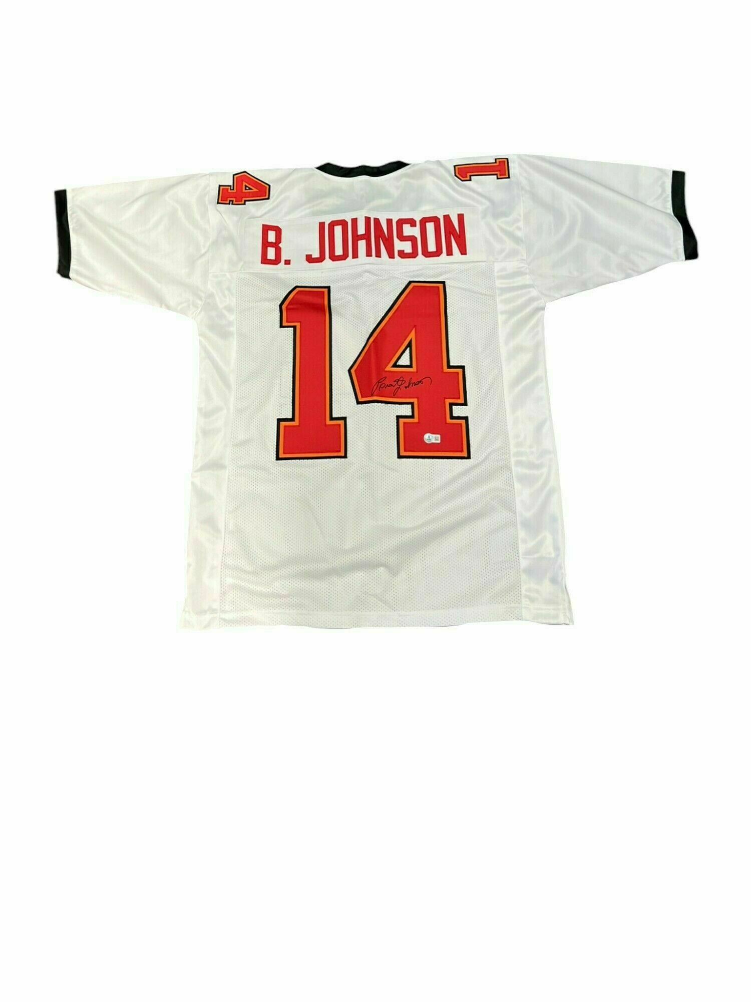 Brad Johnson Autographed White Custom Jersey - Beckett