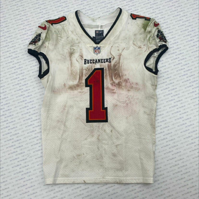 #1 Rachaad White Game-Worn Jersey vs Eagles