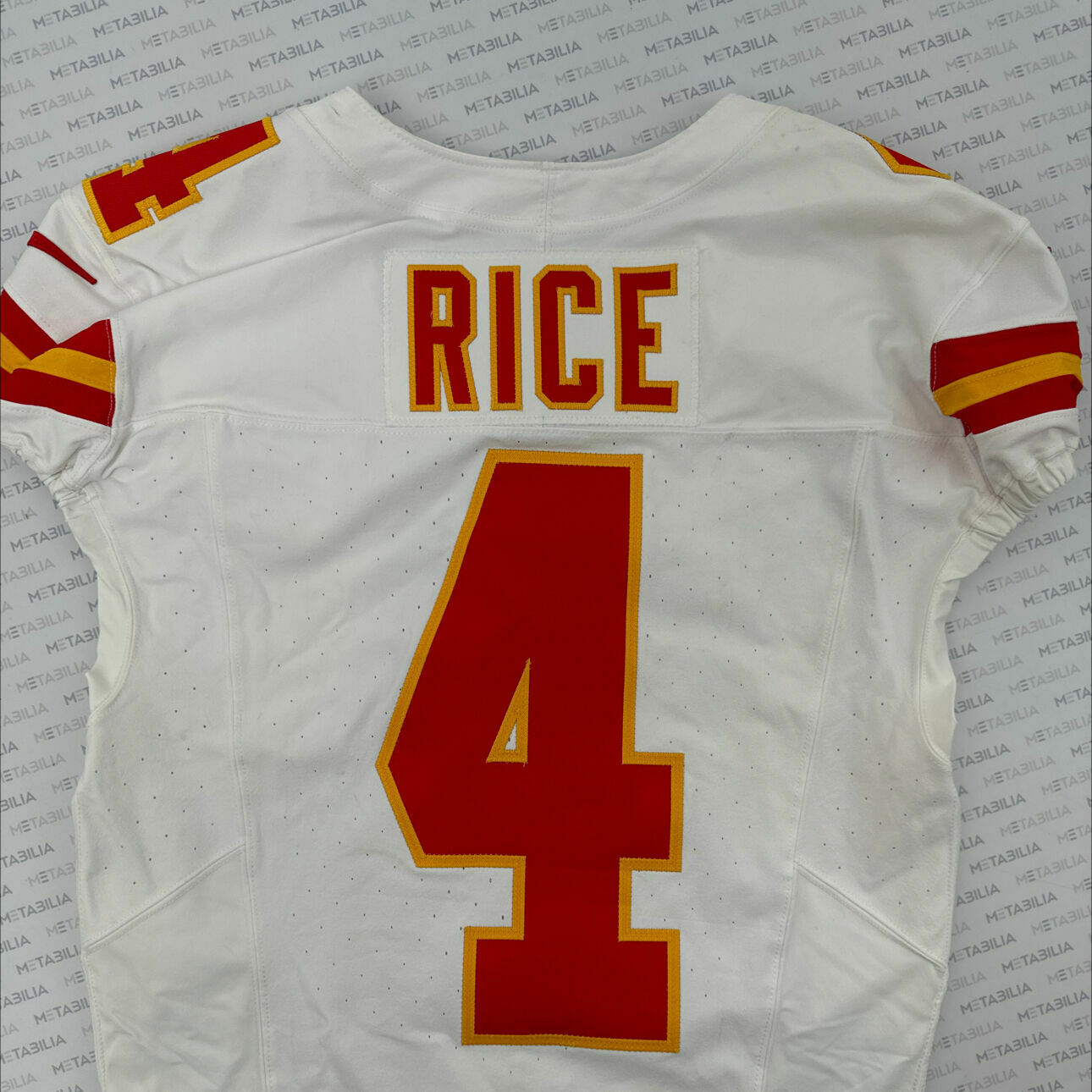 #4 Rice Game-Worn Jersey vs Chargers