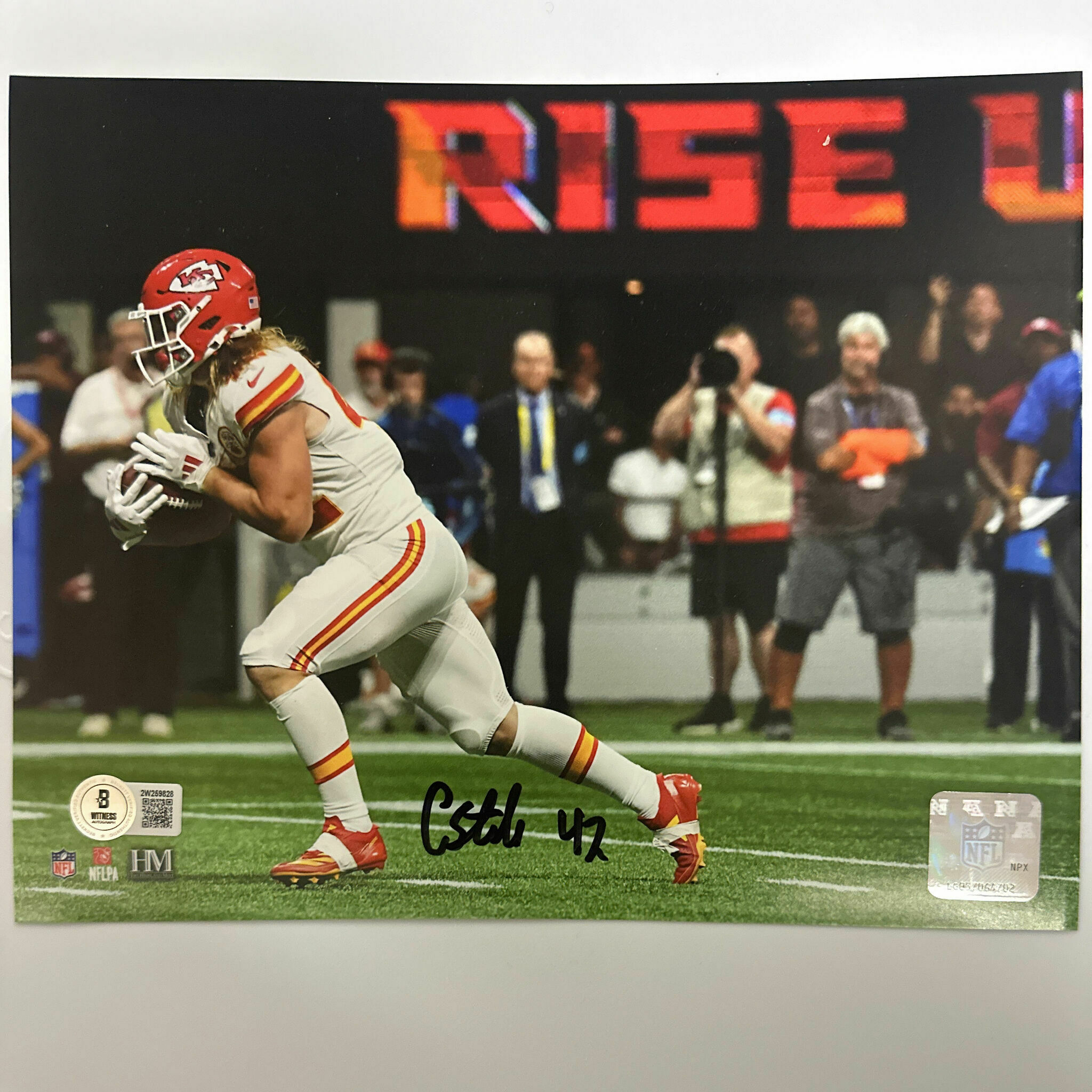 Steele Signed 8x10 Rise