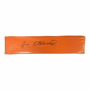 Jan Stenerud Autographed Orange Endzone Pylon - Beckett 106481