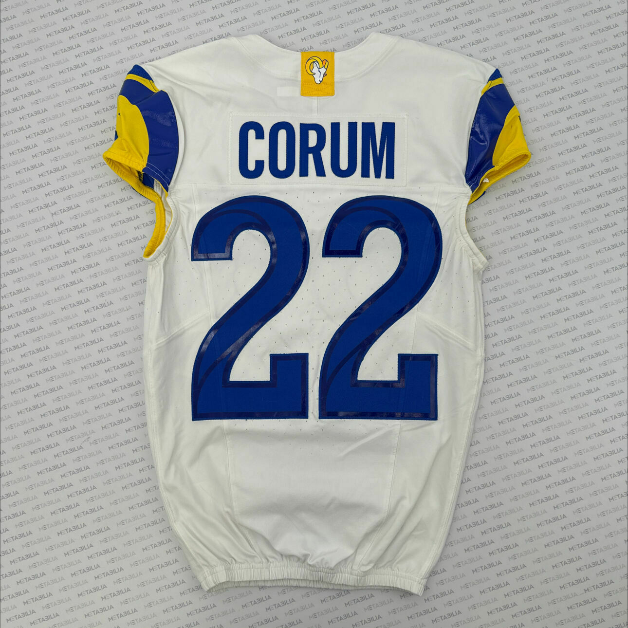 #22 Corum Rookie Season Game-Worn Jersey vs 49ers