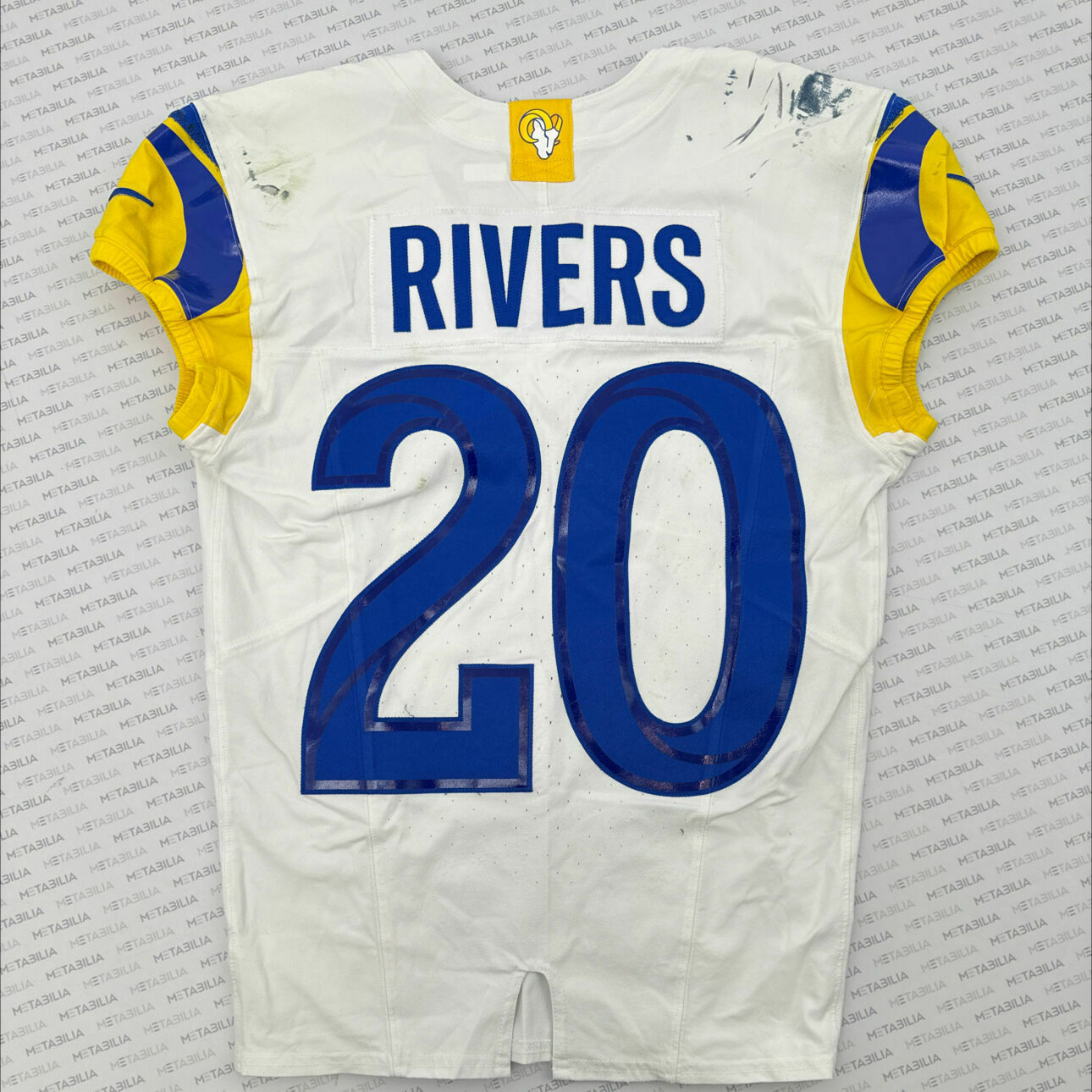 #20 Rivers Game-Worn Jersey vs 49ers - #1