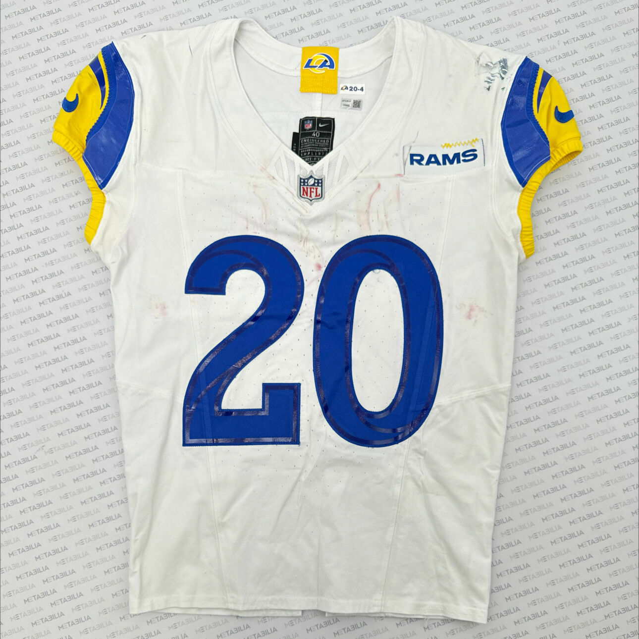 #20 Rivers Game-Worn Jersey vs 49ers