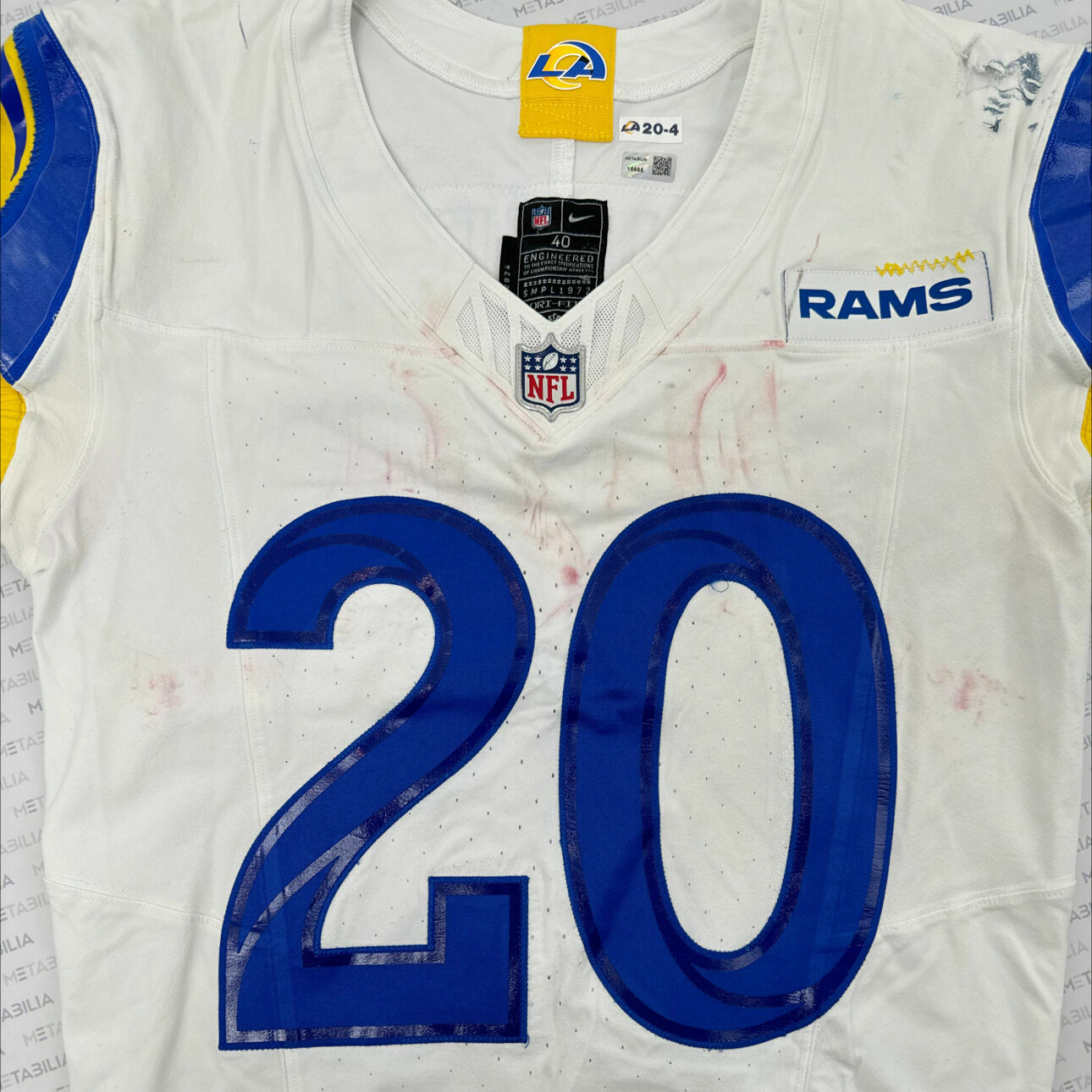 #20 Rivers Game-Worn Jersey vs 49ers
