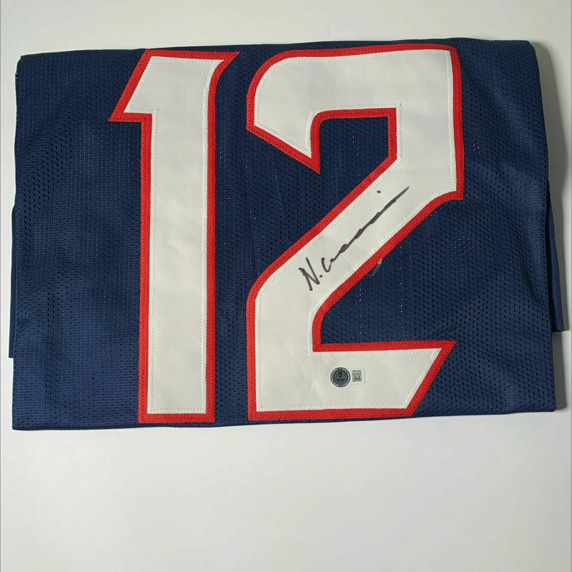 Collins Signed Navy Blue Custom Jersey