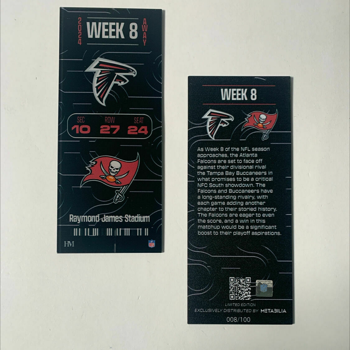 Week 8 Commemorative Ticket