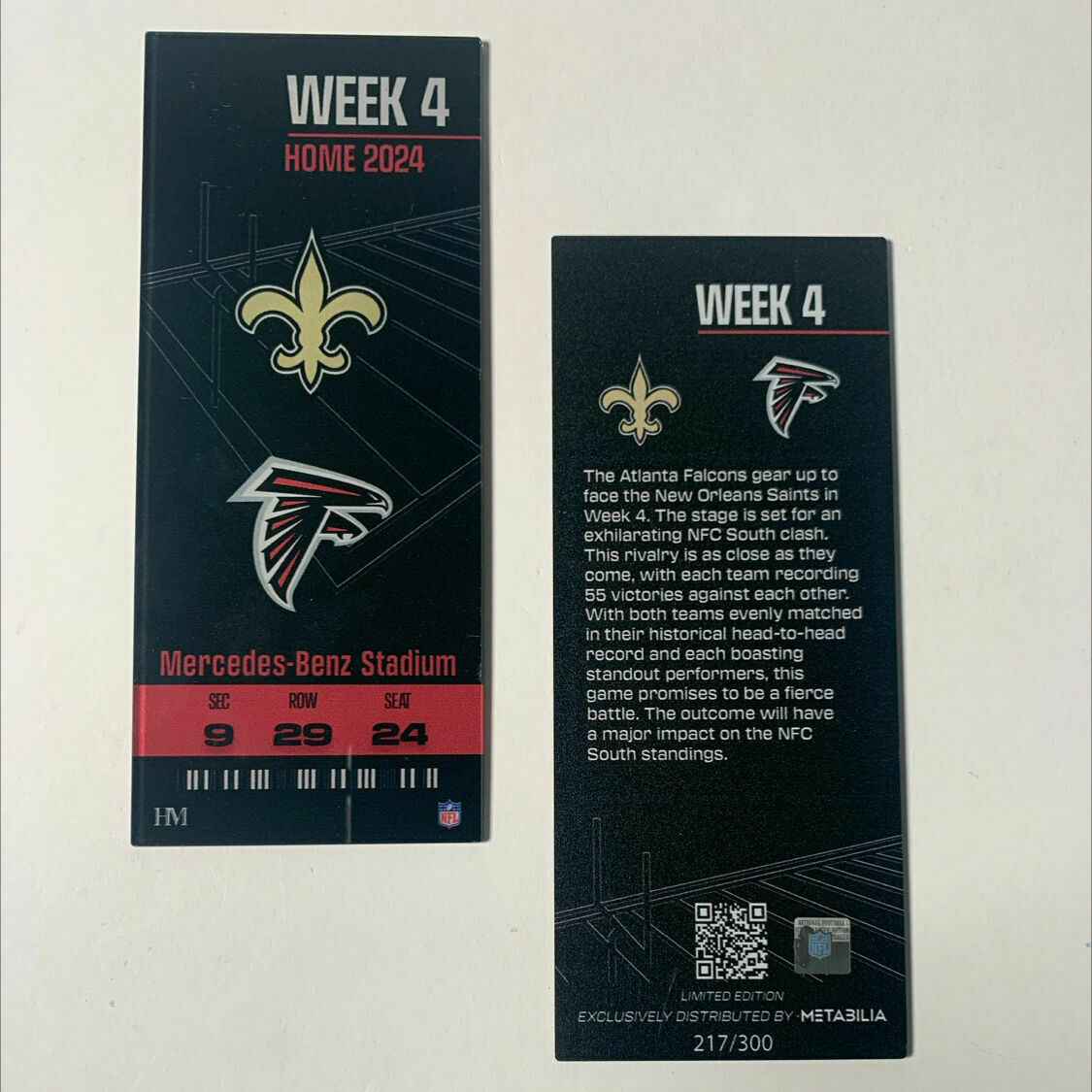 Week 4 Commemorative Ticket