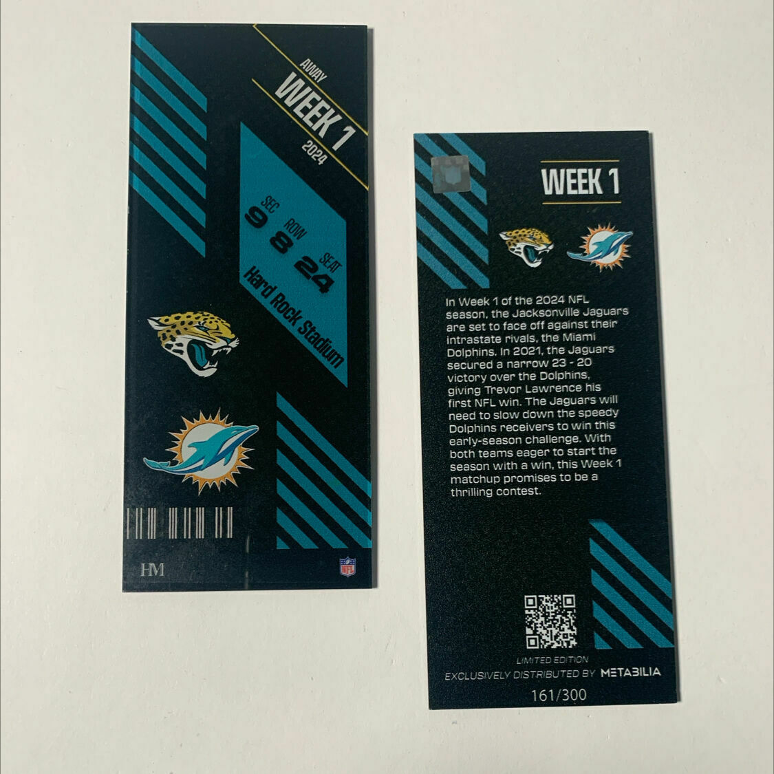 Week 1 Commemorative Ticket (unsigned, 2024)