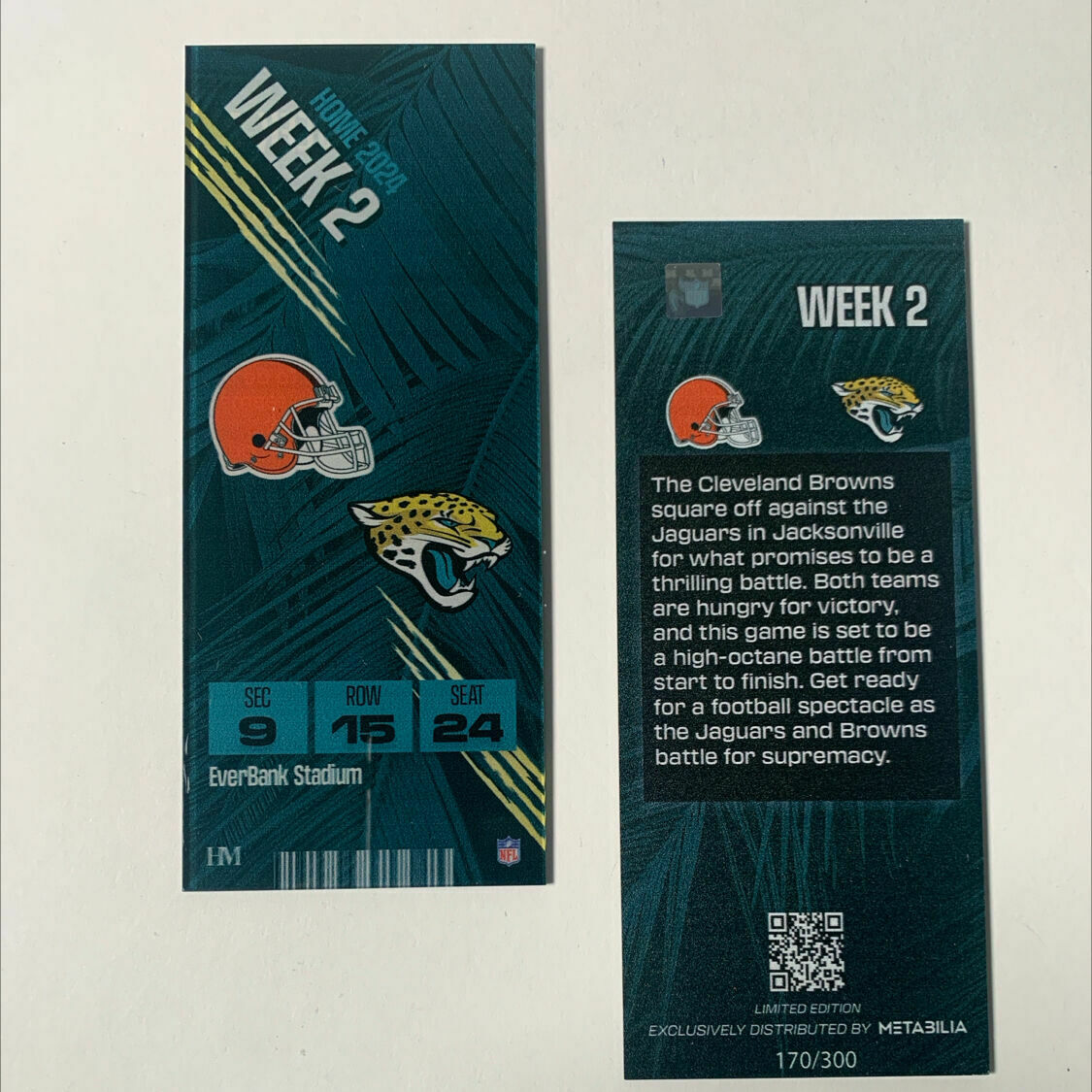 Week 2 Commemorative Ticket (unsigned, 2024)