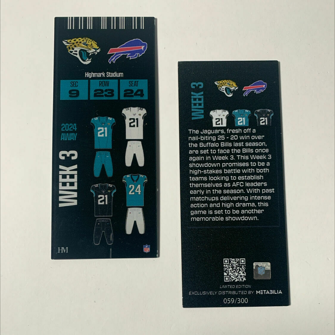 Week 3 Commemorative Ticket (unsigned, 2024)