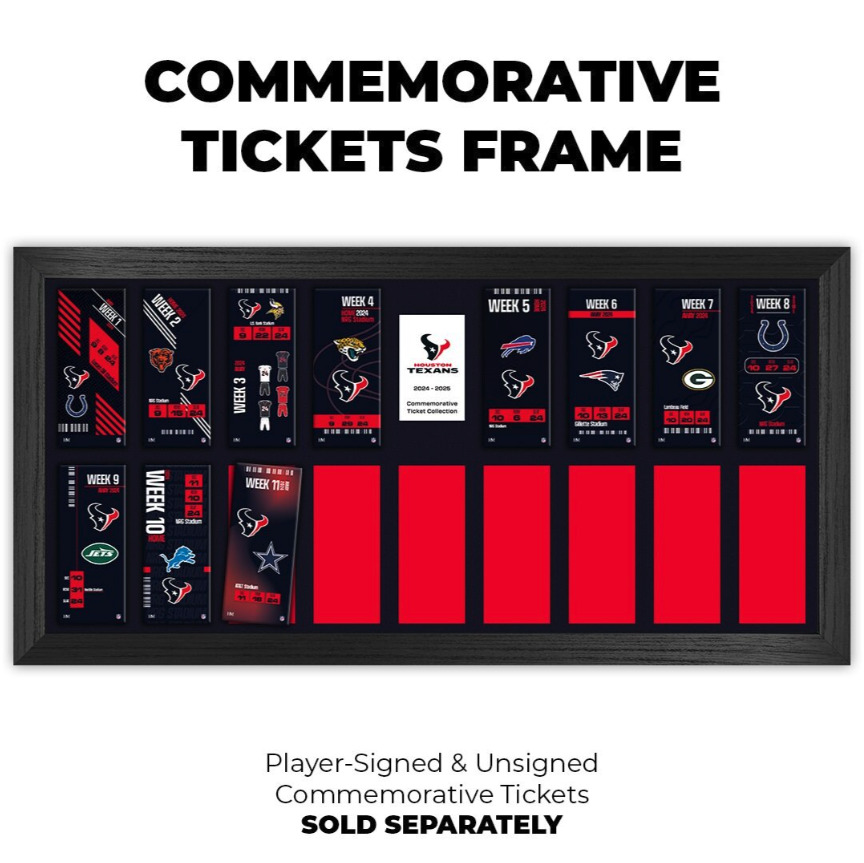 Commemorative Ticket Frame 2024 - 2025