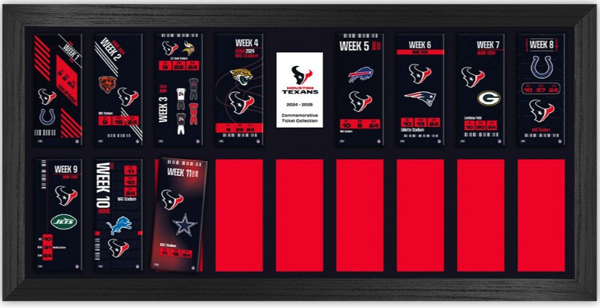 Commemorative Ticket Frame 2024 - 2025