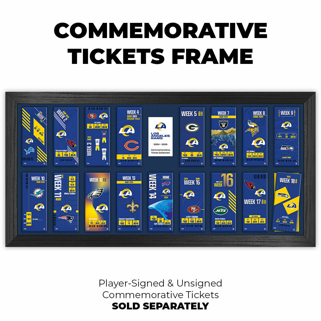 Commemorative Ticket Frame 2024 - 2025