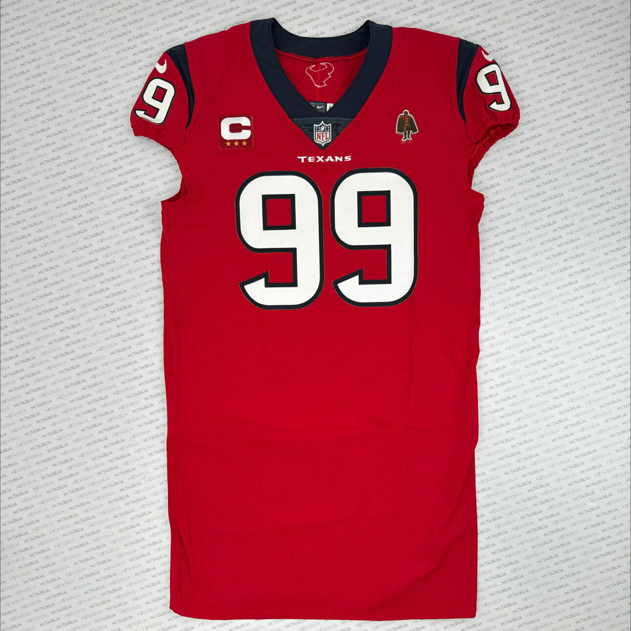 #99 Watt Red Team-Issued Jersey