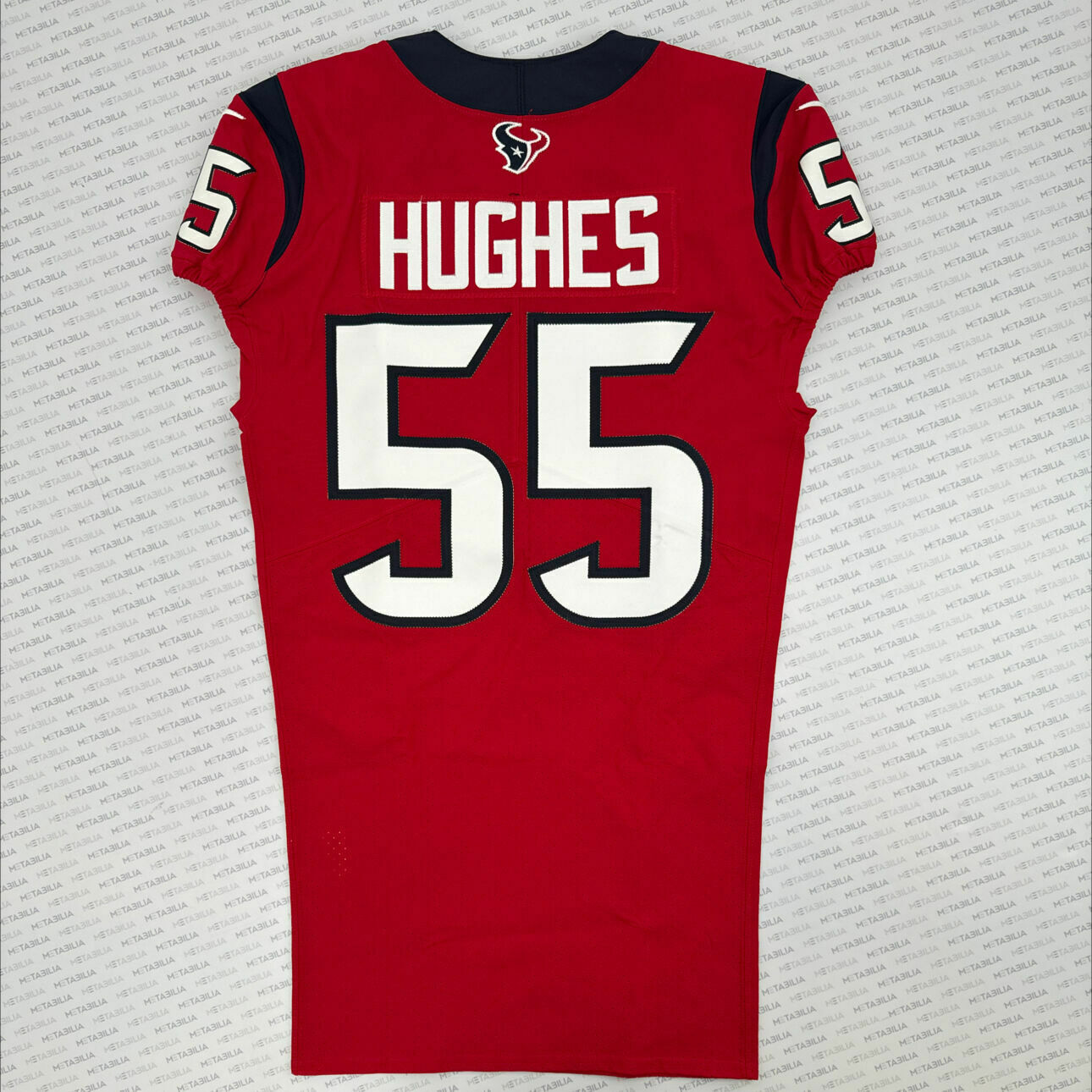 #55 Hughes Red Team-Issued Jersey