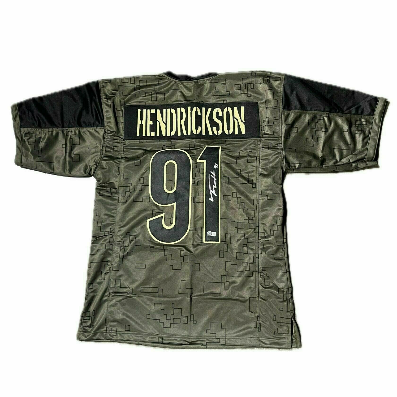 Hendrickson Signed Camo Style Custom Jersey